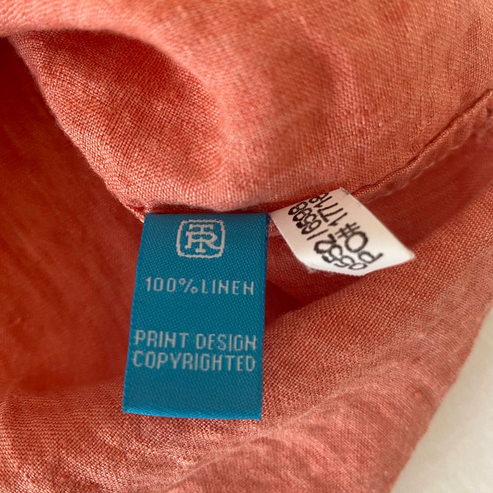 Mens XS linen button down - Picture 3 of 4